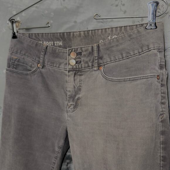 2010 Gap Perfect Boot 30x32 Straight Flare Leg Corduroy Pants Womens Stretch Y2K - Picture 2 of 9